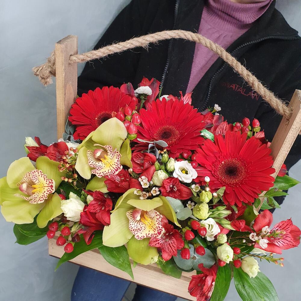 Ящичек с цветами 