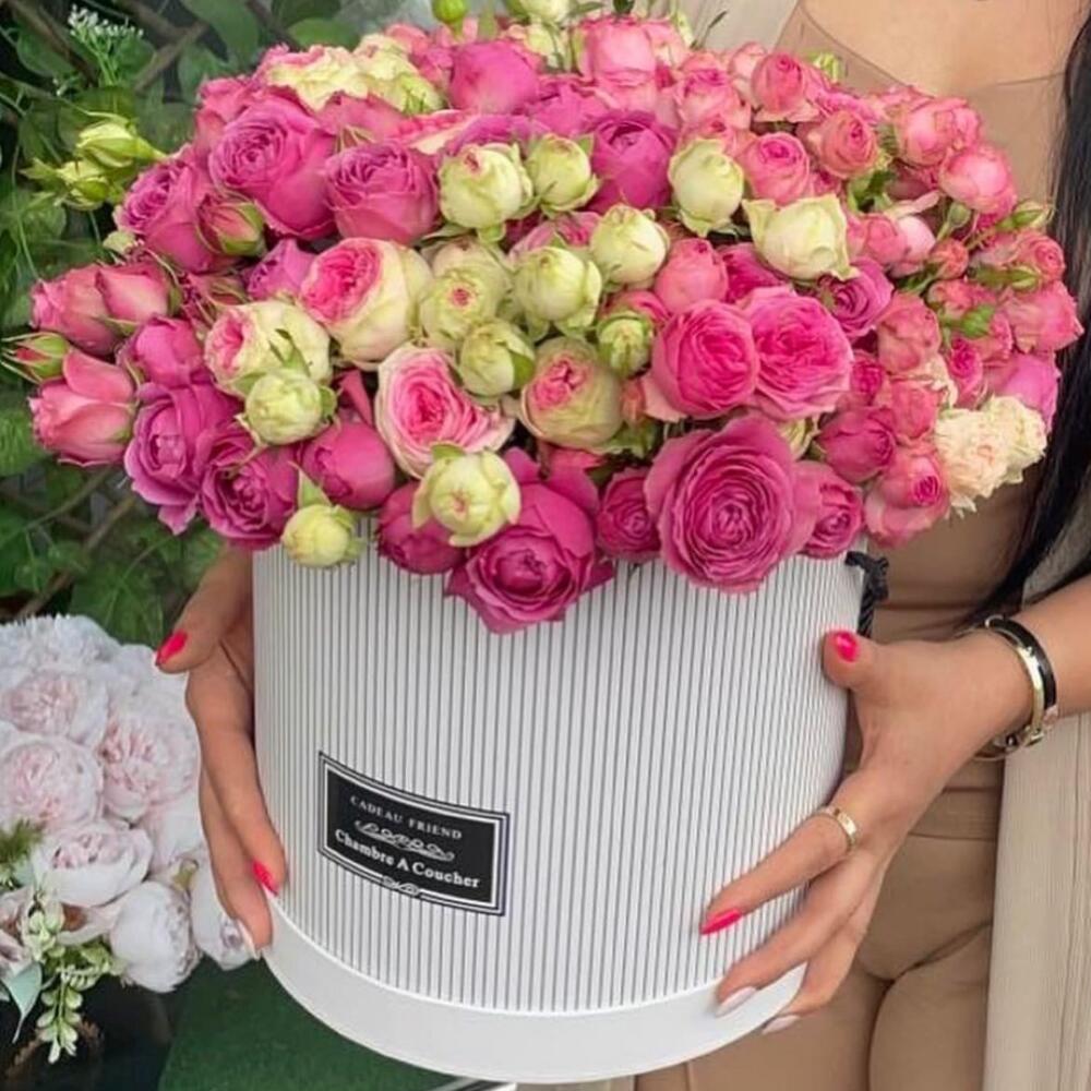 Цветы в коробке